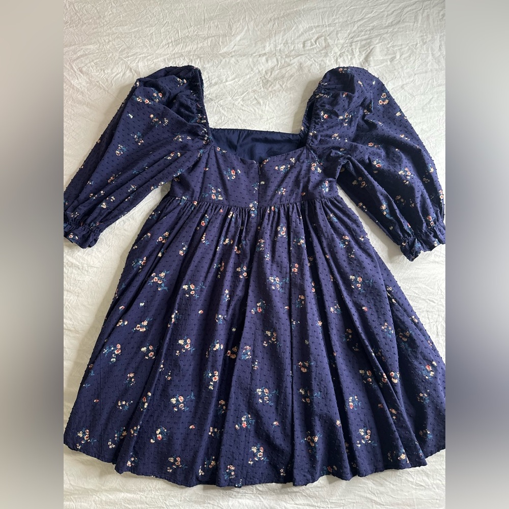 Altar’d State Blue floral babydoll dress size XS - Picture 4 of 5
